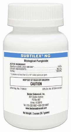 New Biological Fungicide: Subtilex NG