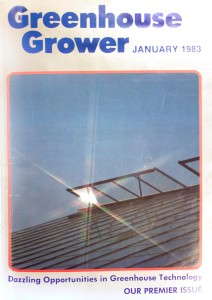Greenhouse Grower's first issue - January 1983