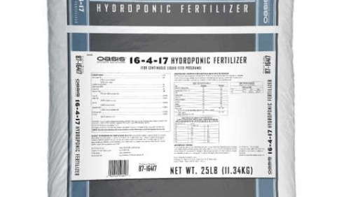 OASIS Grower Solutions Introduces New One-Bag Hydroponic Fertilizer