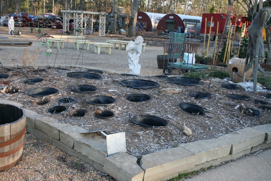 Pot-In-Pot Display At The Good Earth