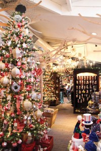 Occasional long sight lines assure customers the magic continues.