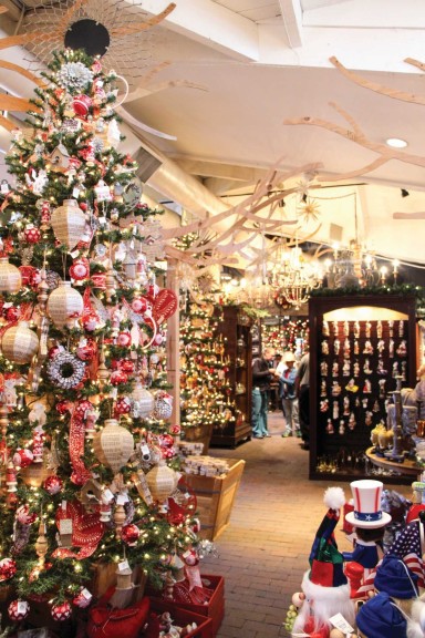 Occasional long sight lines assure customers the magic continues.