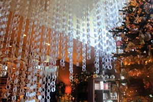 Something as simple as paper chains can make a big impact. 