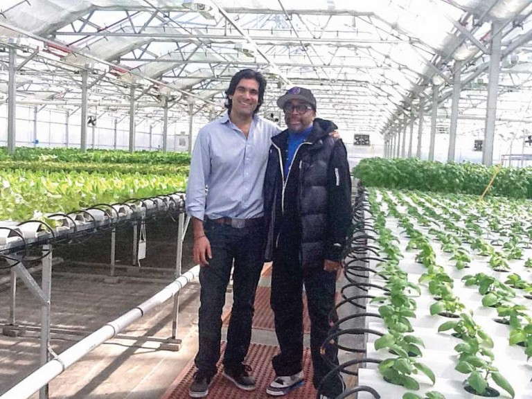 Co-founder Viraj Puri (left) with Director Spike Lee