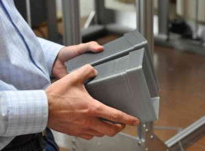 Two similar prototypes are compared during the design process.