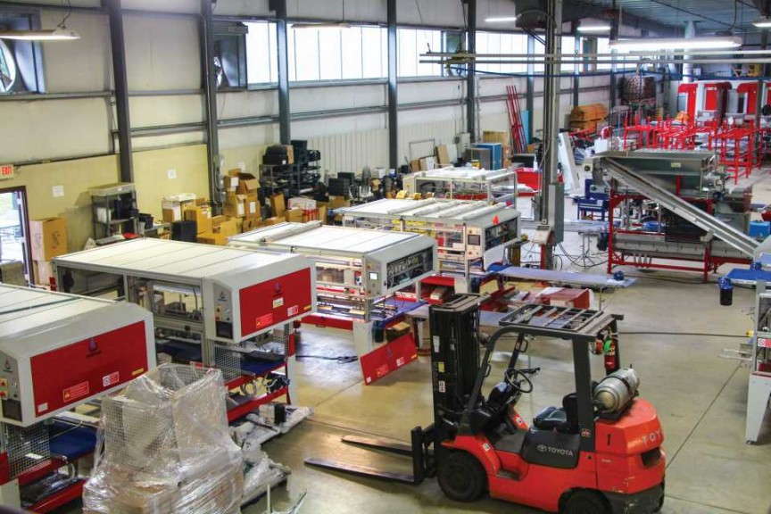 Building equipment onsite