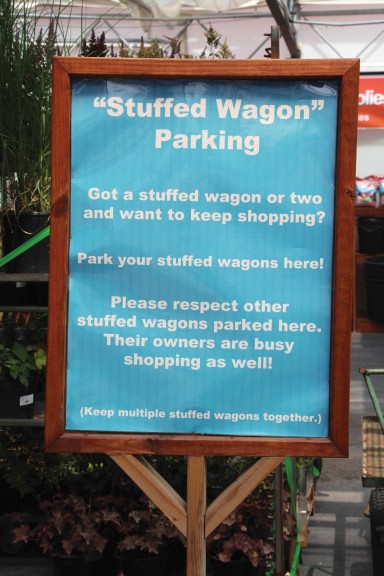 Set Aside An Area To Park Full Carts