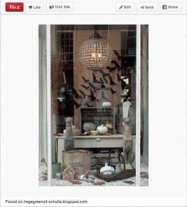 A stylish window display