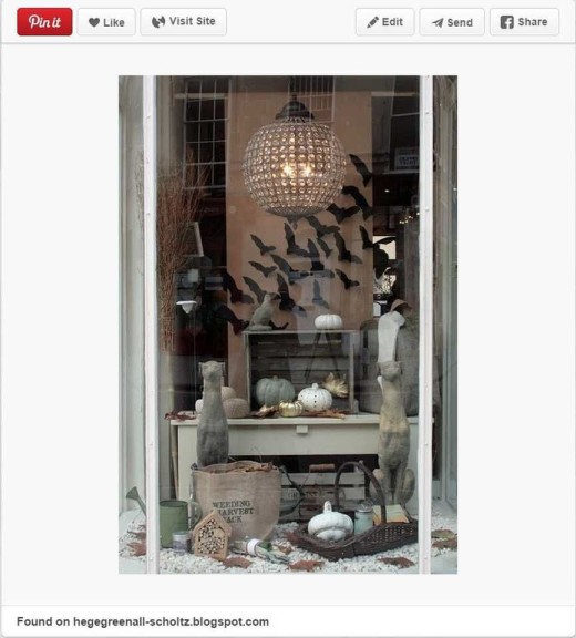 A stylish window display