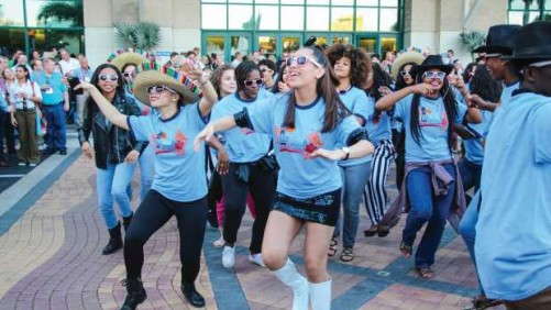 Student Flash Mob At TPIE Has Roots In Floriculture