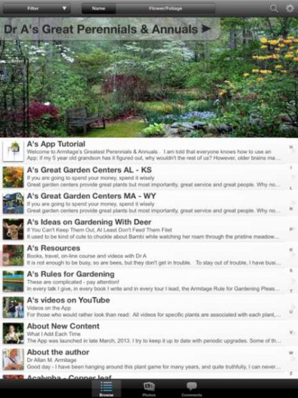 Screenshot Of Contents Page