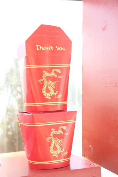 Japanese Takeout Boxes On Display