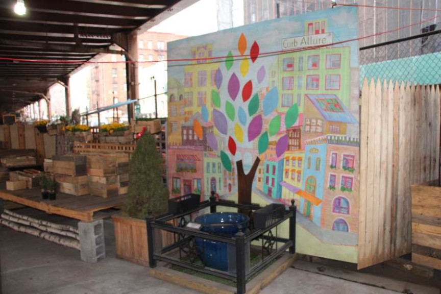 Street tree products display