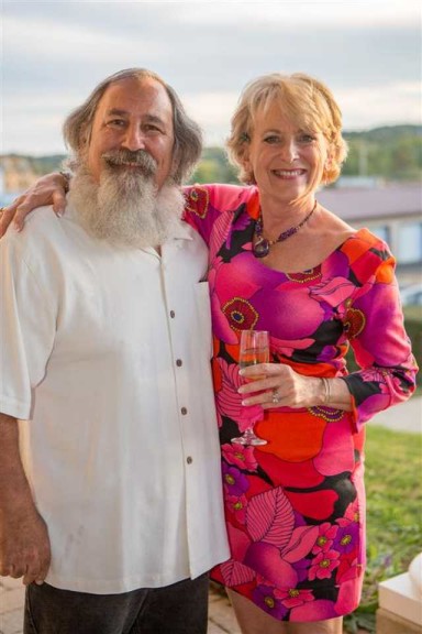 Lloyd Traven (Peace Tree Farms) And Susan McCoy Celebrate Garden Media Group's 25th Anniversary