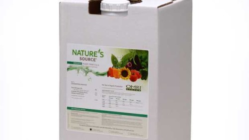 UMASS Fertilizer Trials Recommend Nature’s Source Organic Plant Food 3-1-1