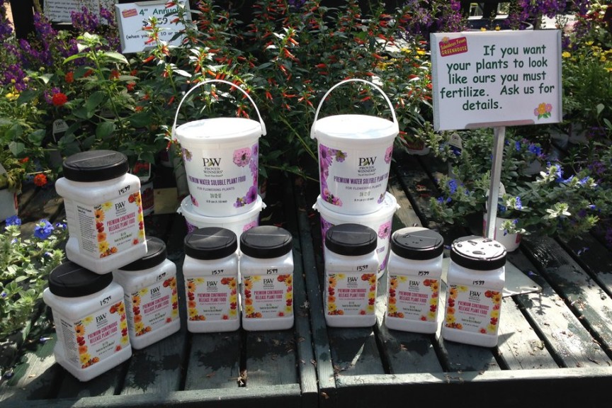 It's OK to sell only one fertilizer.