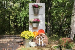 Old Door Display At Bemis Farms Nursery In Spencer, Mass.