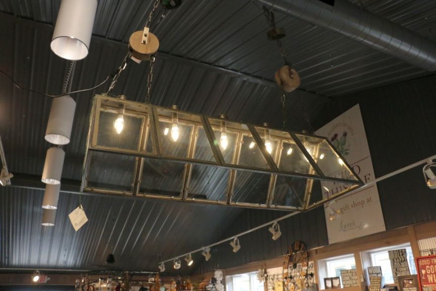 AFTER: Different types of lighting highlight merchandise in Wild Thistle