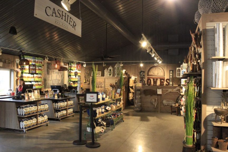 AFTER: The new checkout area