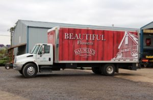 The Bauman Farm image gets reinforced on the road
