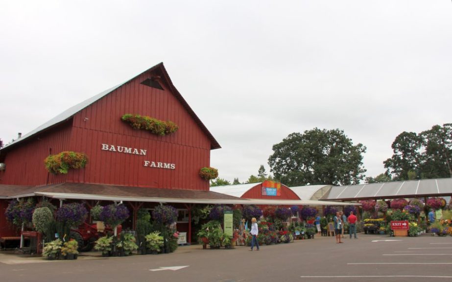 Bauman Farm & Garden's original barn