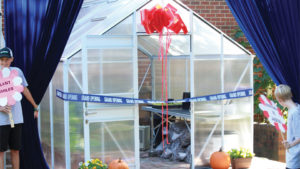 Metrolina Builds, Decorates Greenhouse for Young Cancer Patient