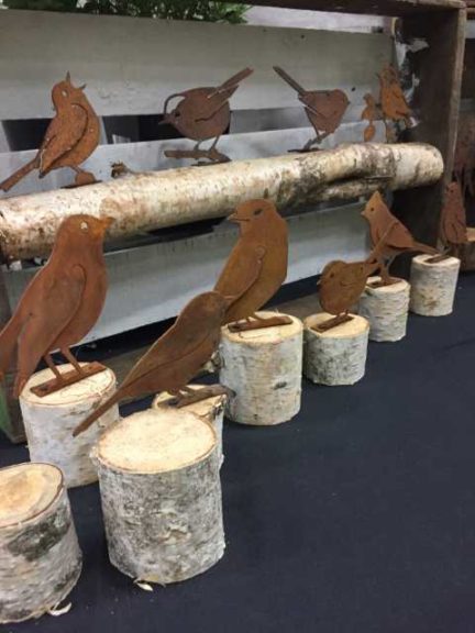 Laser-Cut Steel Bird Art (Elegant Garden Design)