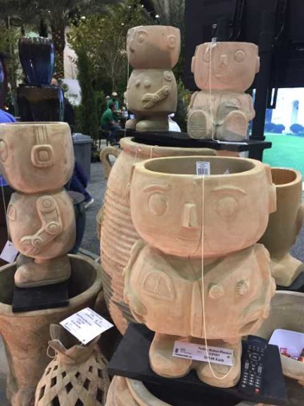 Clay Robot Planters (The Pottery Patch, International Inc.)
