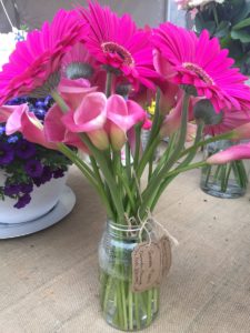 Gerbera and Calla Vase (Dümmen Orange)