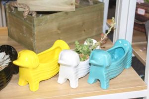 Animal-Themed Ceramic Planters (Carol’s Gift & Garden)