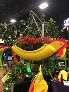 Birdplanter-Hanging Rooster Planter