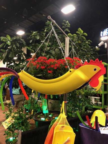 Birdplanter-Hanging Rooster Planter