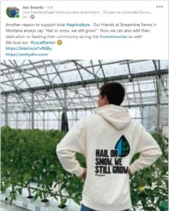 Hail or Snow, We Still Grow