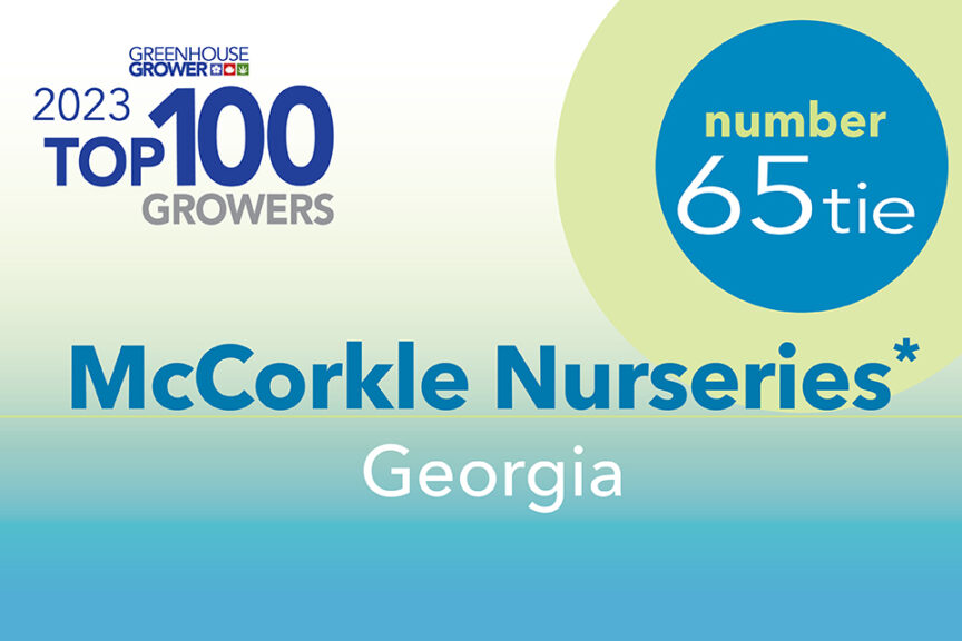 #65t: McCorkle Nurseries, GA
