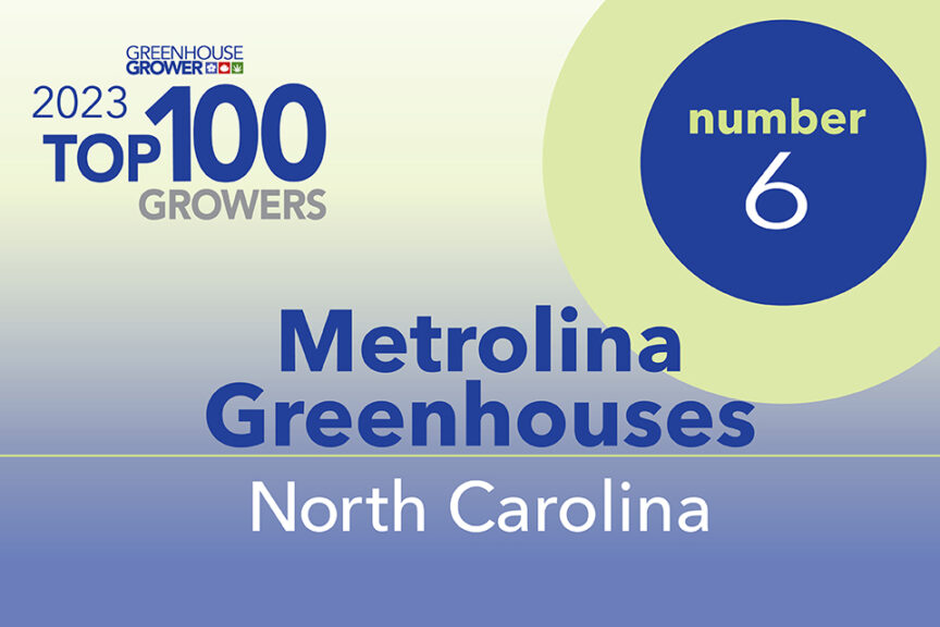 #6: Metrolina Greenhouses, NC