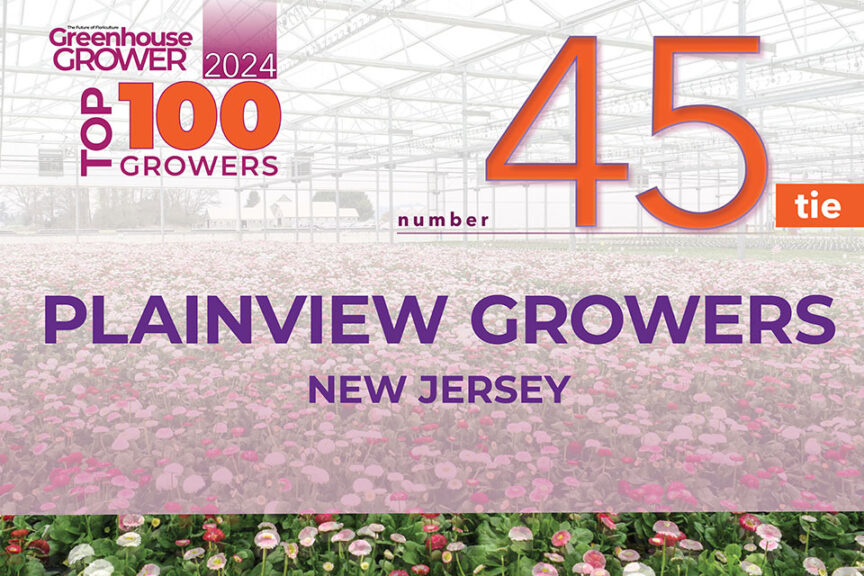 #45 (tie): Plainview Growers