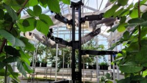 Say Hi to Stickbug: A New Six-Armed Pollinating Robot for Greenhouse Operations