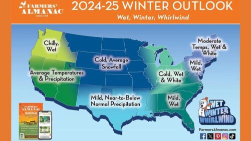 The Farmers’ Almanac’s 2024-2025 Winter Weather Predictions Are Here