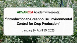 Learning Opportunity: Intro to Greenhouse Environmental Controls