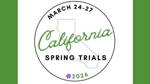 Don’t Forget to Register for the 2026 California Spring Trials!