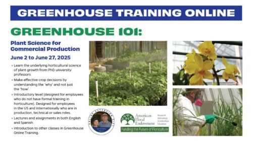 The 2025 Greenhouse Training Online Program Begins with ‘Greenhouse 101’