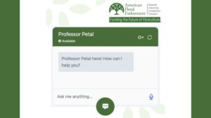 Meet Professor Petal: A New AI Chatbot Supporting Floral Education