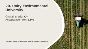 20. Unity Environmental University